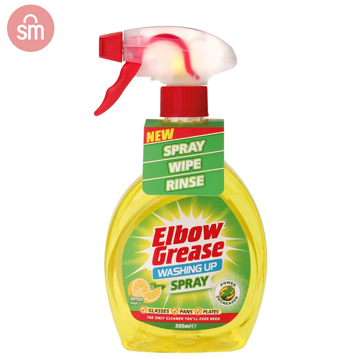 Elbow Grease Washing Up Spray 500ml (Scent Options)