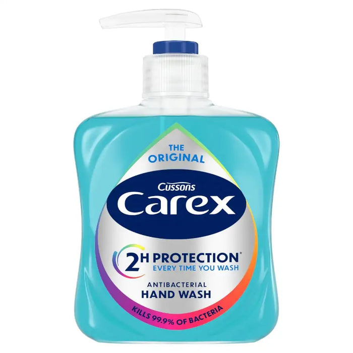 Carex Original antibacterial liquid hand wash bottle for family hygiene