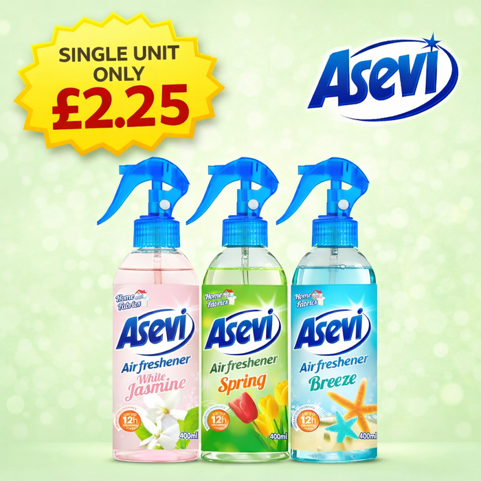 Asevi Air Freshener Spray 3 Pack (3x400ml Each)
