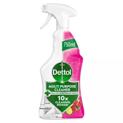 Dettol Multi Purpose Anti Bacterial Cleaner Pomegranate & Lime Splash 750ML