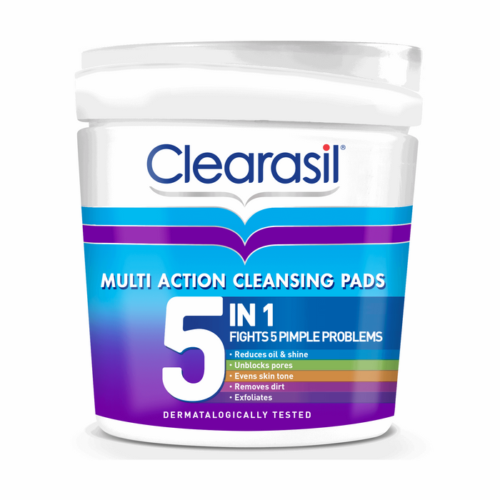 Clearasil Multi Action Cleansing Pads, 65 Pads