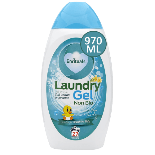 Enrituals Non Bio Soft-Cotton Laundry Gel 970ml, 27 Washes