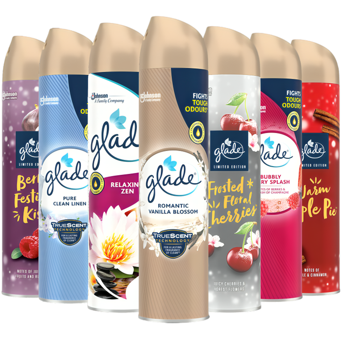 Glade Aerosol Room Spray Air Fresheners 300ml (Scent Options)