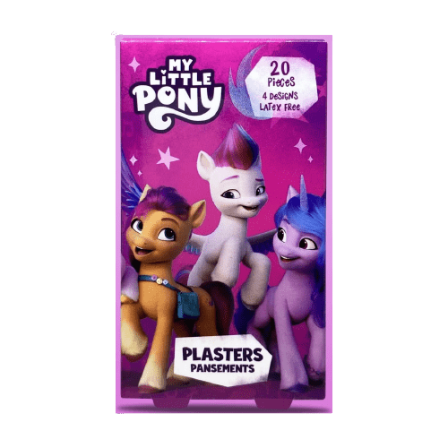 My Little Pony Kids Latex-free Plasters, 20 Pack