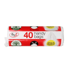 Tidyz Handy Shopping Bags, 40 Pack