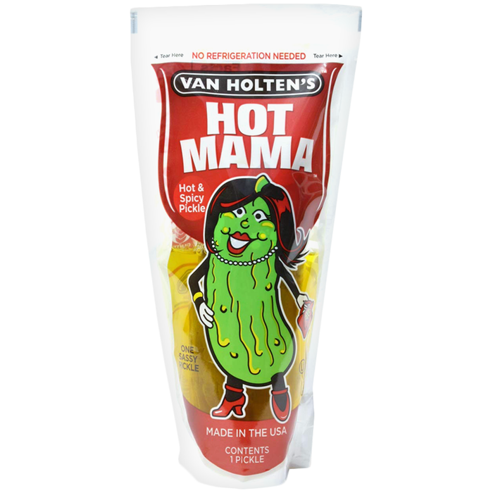Van Holten’s Hot Mama Pickle 196g, Pack of 12