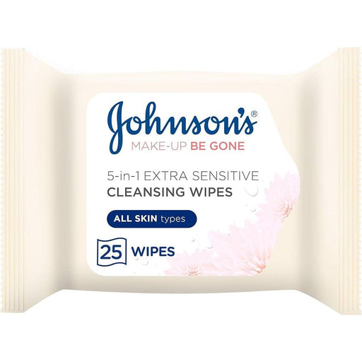 Johnson’s Be Gone Extra Sensitive Makeup Wipes 25 pack