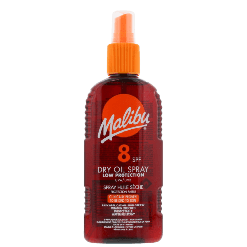 Malibu Low Protection Dry Oil Spray SPF8 200ml