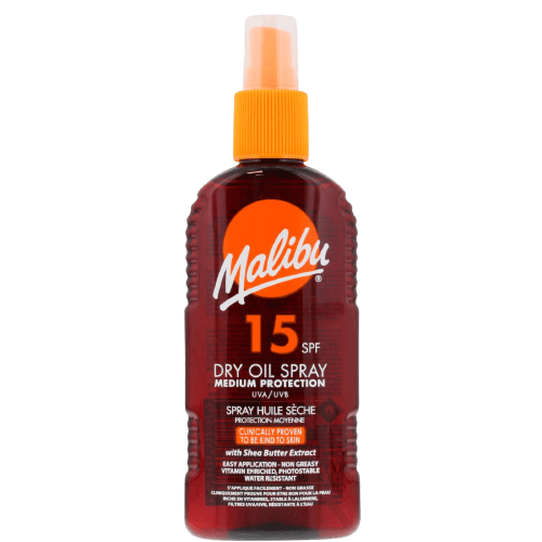 Malibu Medium Protection Dry Oil Spray SPF15 200ml