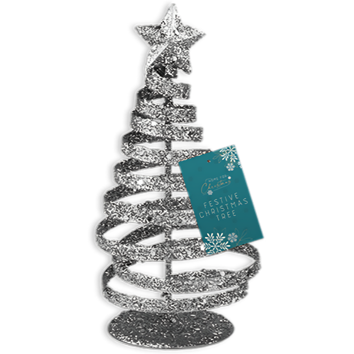 Christmas Glittering Tree Decoration 15cm