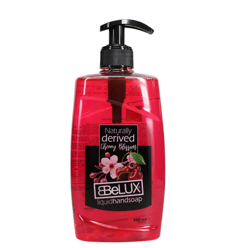 Belux 500ml Cherry Blossom hand wash for gentle moisturizing hand cleansing