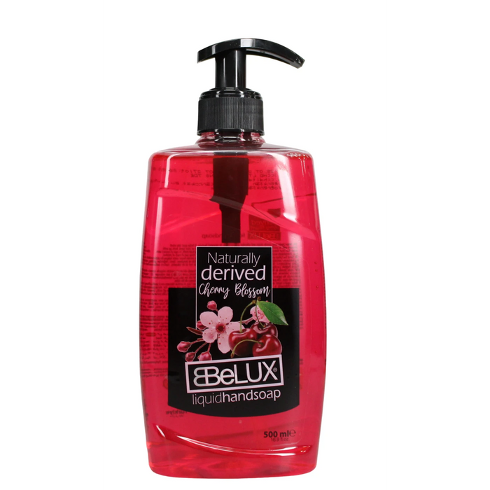Belux 500ml Cherry Blossom hand wash for gentle moisturizing hand cleansing