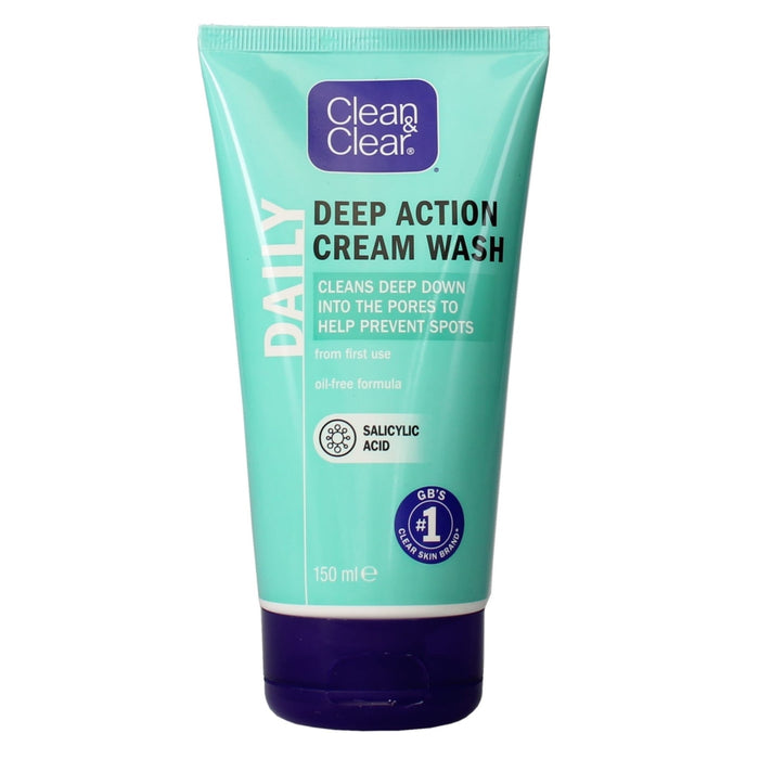 Clean & Clear Deep Action Cream Wash 150ml