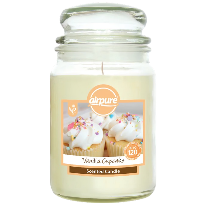 Airpure Scented Large Candle Jars 510g (Scent Options)