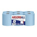 Absorball Blue Centrefeed Rolls, Pack of 12