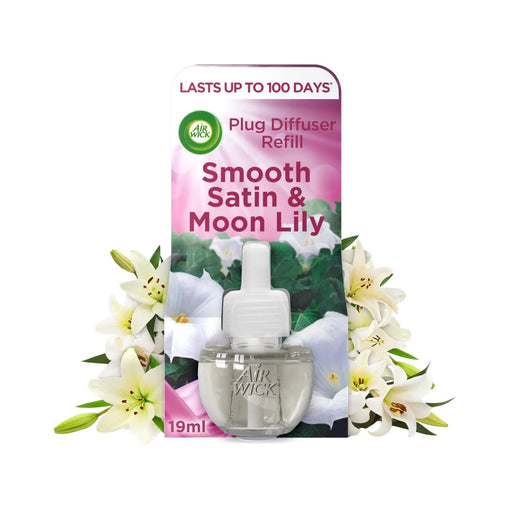 Air Wick Smooth Satin & Moon Lily Plug in Refill 19ml