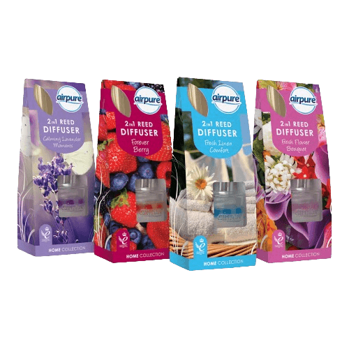 Airpure 2-in-1 Reed Diffuser 30ml, Scent Options