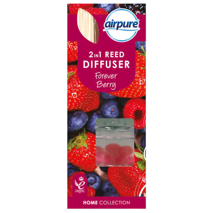 Airpure Forever Berry 2-in-1 Reed Diffuser