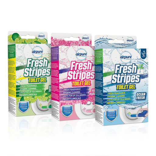 Airpure Fresh Stripes Toilet Gel 45ml
