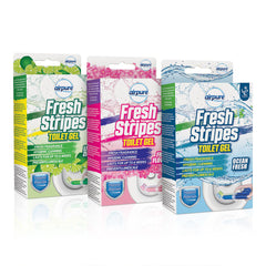 Airpure Fresh Stripes Toilet Gel 45ml (Variant Options)