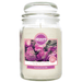 Airpure large glass jar candle 510g sicily sweet pea fragrance