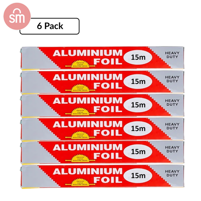 Heavy Duty Aluminium Kitchen Foil 15 Metre Roll 45cm Wide