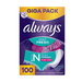 Always daily panty liners slim 100 pack for everyday freshness and comfort