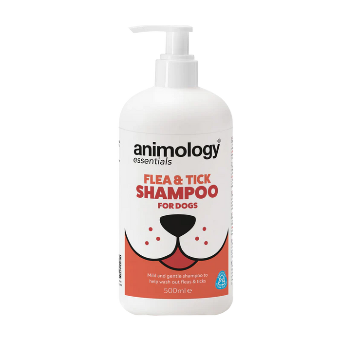 Animology Essentials Flea & Tick Dog Shampoo 500ml