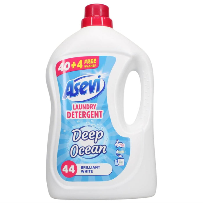 Asevi Deep Ocean Liquid Laundry Detergent 2.4L, 44 Washes