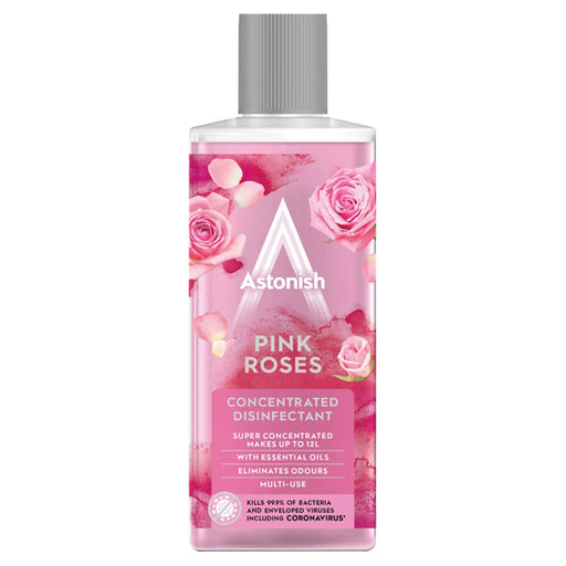 Astonish Disinfectant Pink 300ml bottle floral fresh scent