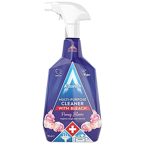 Astonish 750ml multi purpose cleaner with bleach spray bottle