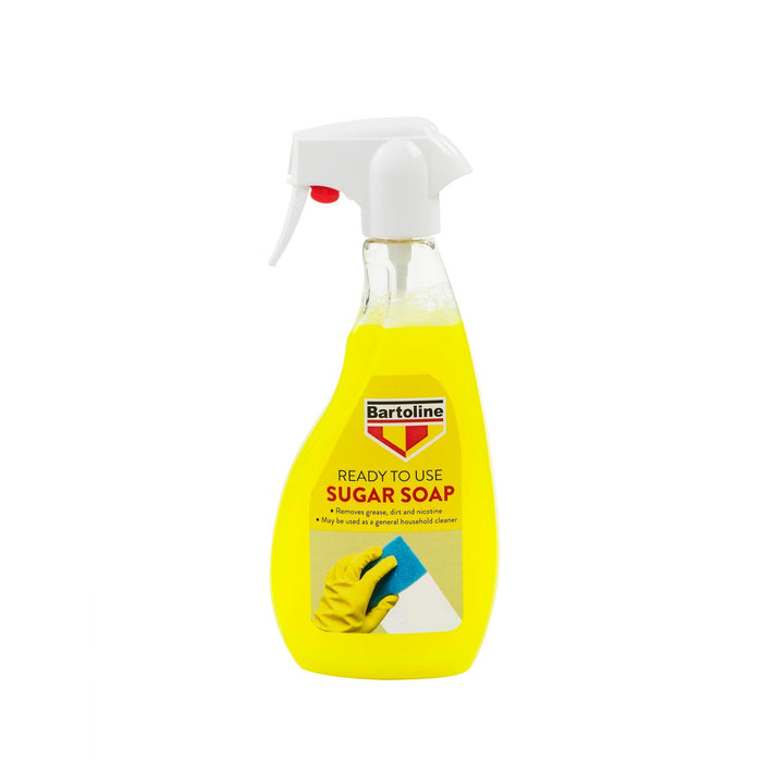 Bartoline Ready to Use Sugar Soap Spray 500ml for paint preparation and household cleaning