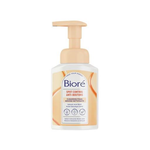 Biore Spot Control Cleansing Foam 200ml facial cleanser for acne-prone skin