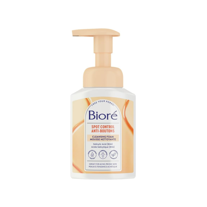 Biore Spot Control Cleansing Foam 200ml facial cleanser for acne-prone skin