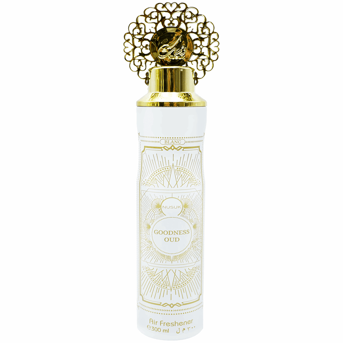Blanc Goodness Oud air freshener with fresh and elegant oud fragrance