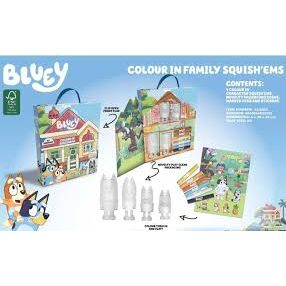 Bluey Colour In Family Squish'ems For Kids