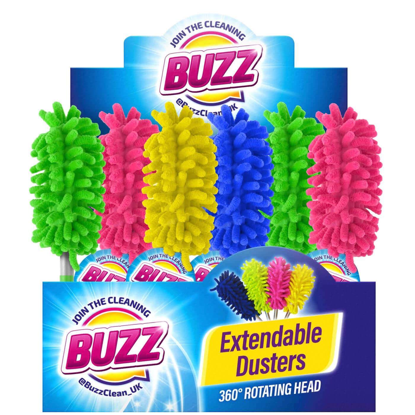 Buzz Extendable Duster with 360° Rotating Head| Supamart UK