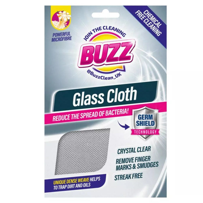 Buzz Germ Shield Microfibre Glass Cloth