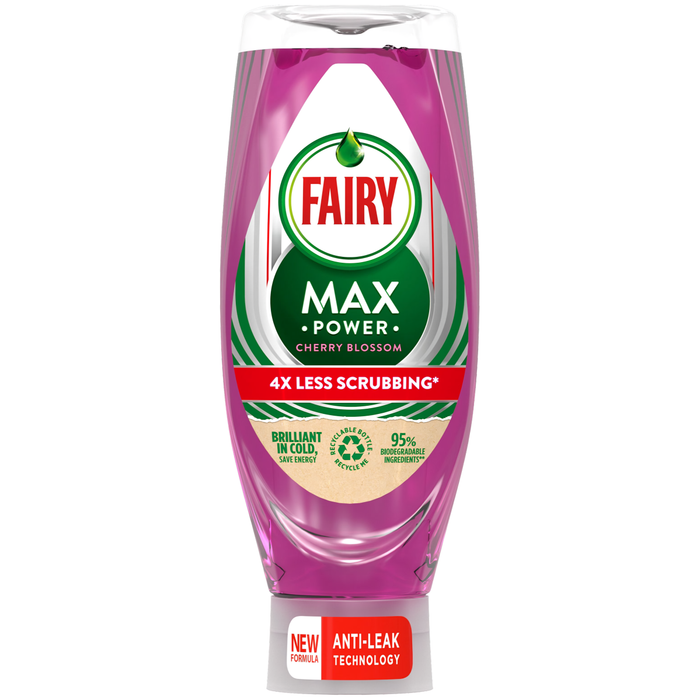 Fairy Washing Up Liquid Max Power 640ml (Scent Options)