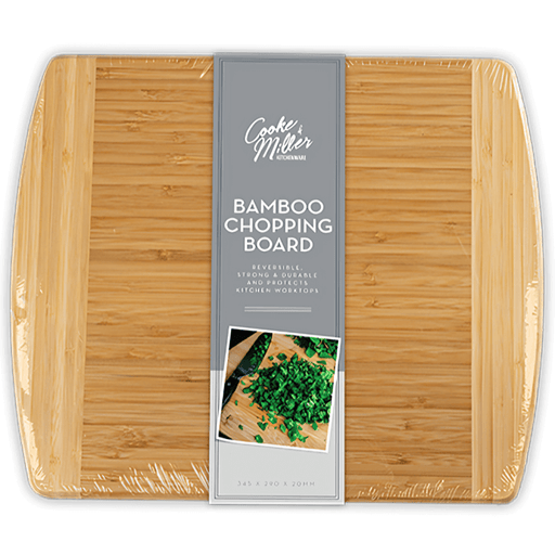 Cooke & Miller Bamboo Chopping Board, 34cm x 29cm
