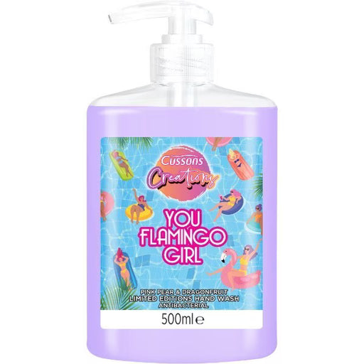 Cussons Creations Flamingo Girl Handwash 500ml floral scented liquid