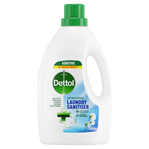 Dettol Cotton Antibacterial Laundry Sanitiser 3l
