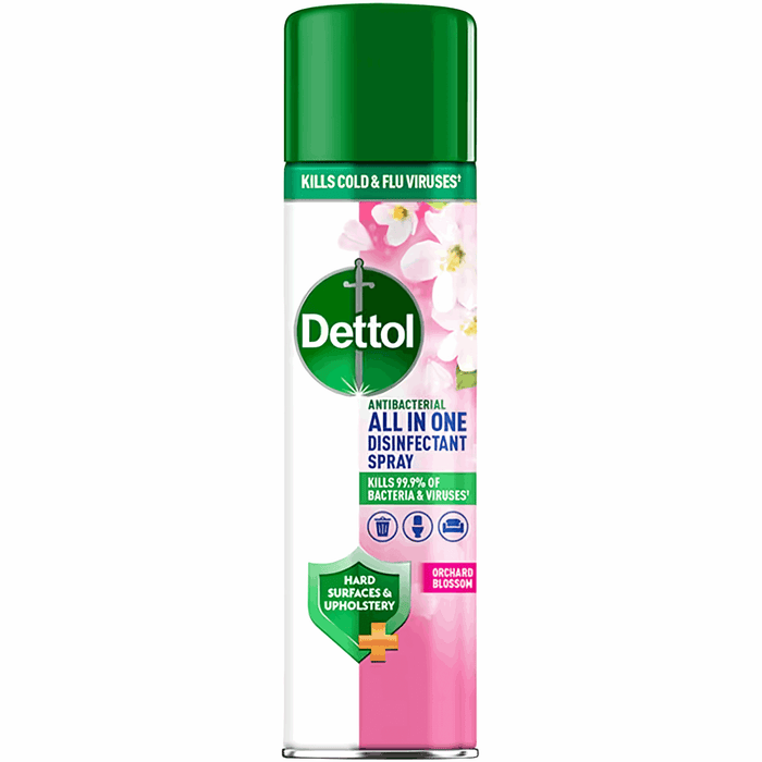 Dettol disinfectant spray orchard blossom fragrance 300ml for everyday disinfection