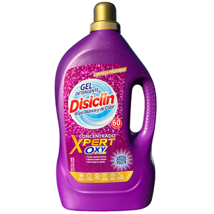Disiclin Liquid Xpert Oxy Active Laundry Detergent 3L, 60 Washes