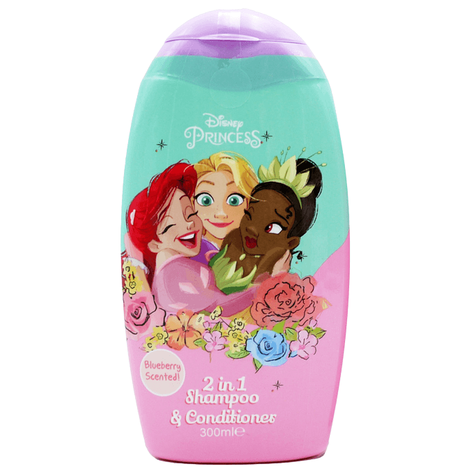 Disney Princess 2-in-1 shampoo and conditioner for kids 300ml bottle