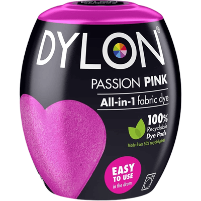 Dylon All-In-1 Fabric Dye Pod 350g Passion Pink
