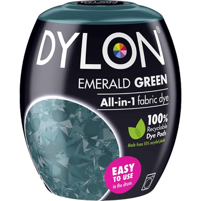 Dylon All-in-1 Fabric Dye Pod 350g – Emareld green