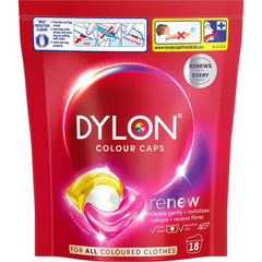 Dylon Renew Capsules (Darks/Colours), 18 Washes