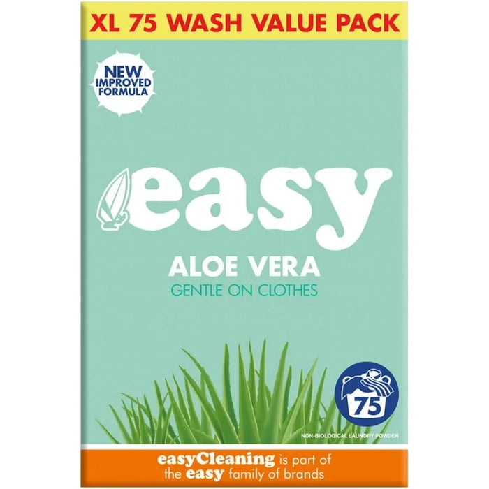 Easy Washing Powder Aloe Vera Non Bio (75wash) 5.1kg