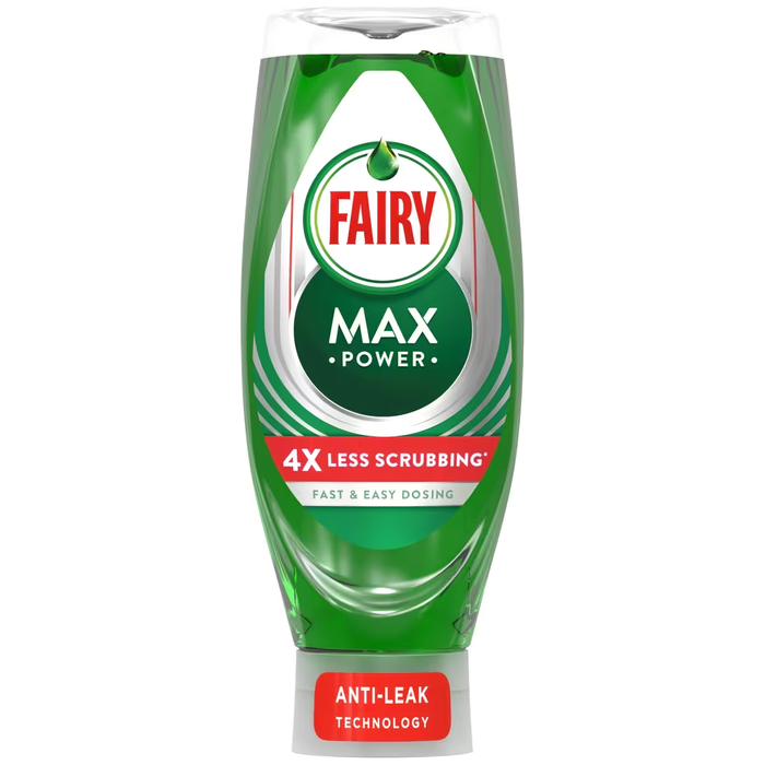 Fairy Washing Up Liquid Max Power 640ml (Scent Options)